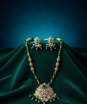 Mrssunshine Royal Ruby Noor Necklace Set